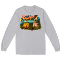 Moon Dust happy camping Long Sleeve Tee - NancyCooperArtShop