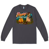 Smoke happy camping Long Sleeve Tee - NancyCooperArtShop