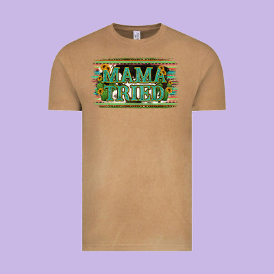 Cowhide Serappe Sunflower Mama Tried Vintage Tee Designed By Jasminsmagicworld