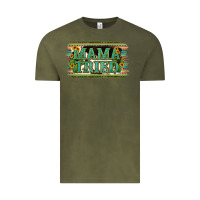 Vintage Olive Cowhide Serappe Sunflower Mama Tried Vintage Tee - Jasminsmagicworld