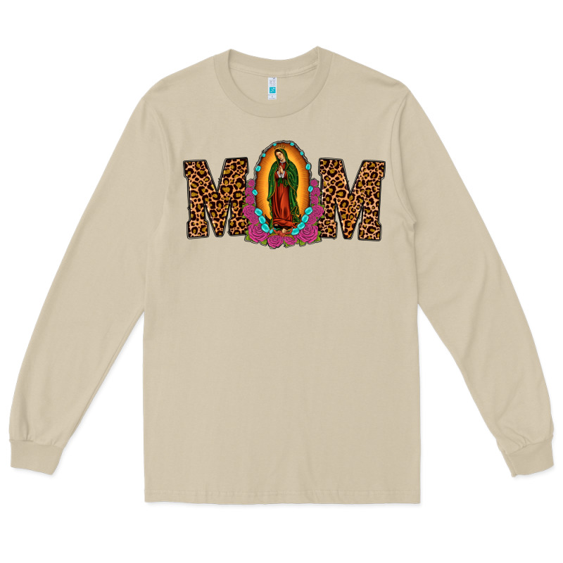 Our Lady Of Guadalupe Mom Long Sleeve Tee by JahusDesignShop | Teevron