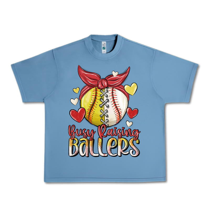 Busy Raising Ballers Urban Heavy Tee by MaliasSmallBusiness | Teevron