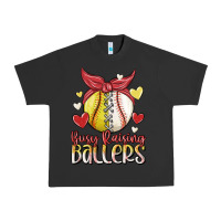 Pigment Black busy raising ballers Urban Heavy Tee - MaliasSmallBusiness