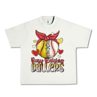 Pistachio busy raising ballers Urban Heavy Tee - MaliasSmallBusiness