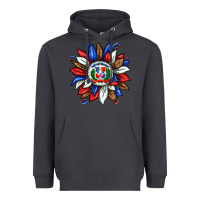 Smoke dominican sunflower Heavyweight Hoodie - texasbilliewilder