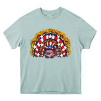 Arona usa gnome sunflower rainbow Heavy Core Tee - HRA Design Shop