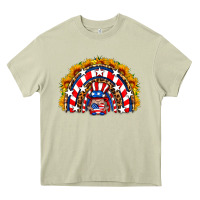 Mossy usa gnome sunflower rainbow Heavy Core Tee - HRA Design Shop