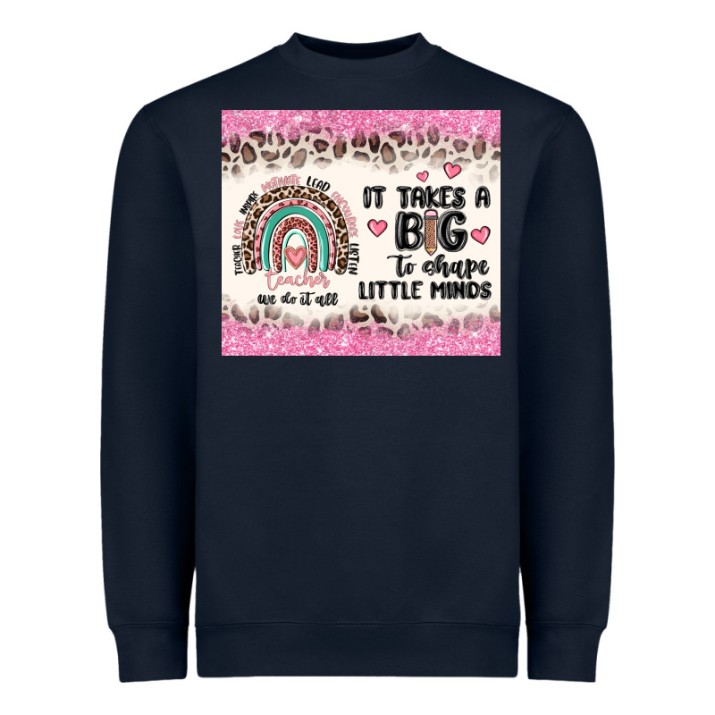 It Takes A Big To Shape Little Minds Heavyweight Sweatshirt by MaliasSmallBusiness | Teevron