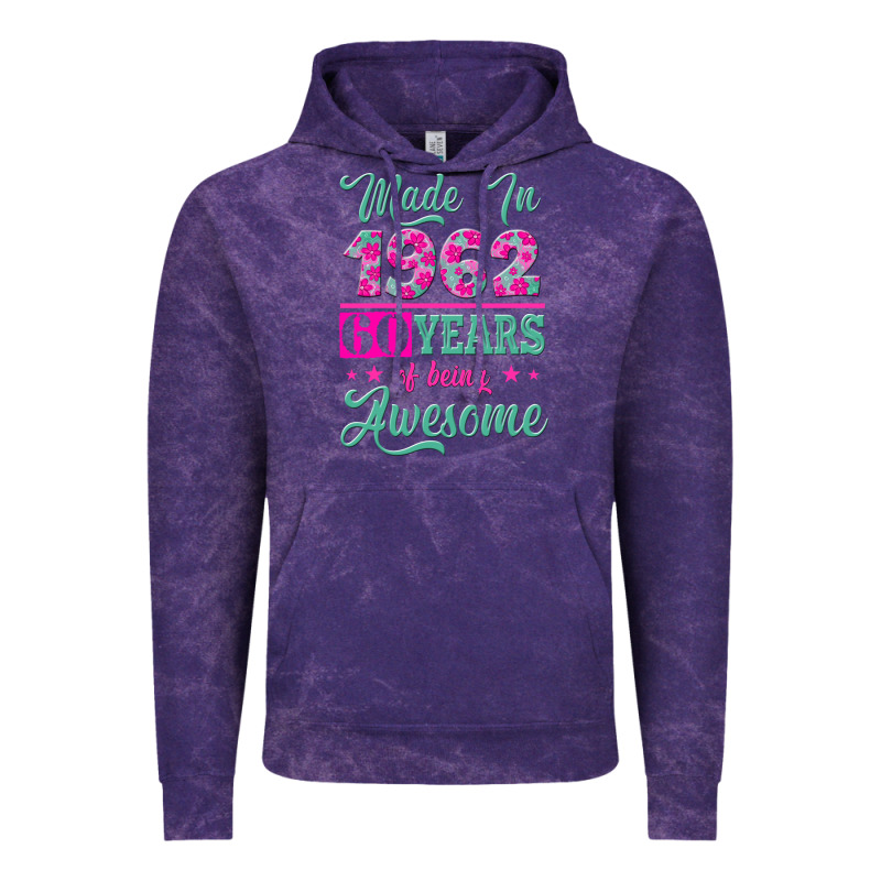 Made In 1962, 60 Years Of Being Awesome Vintage Hoodie by Jasminsmagicworld | Teevron
