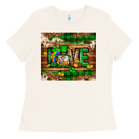 St. Patrick's Day Love Gnome Tumbler Ladies Tee | Teevron