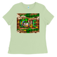 Matcha St. patrick's day love gnome tumbler Ladies Tee - Neo Western