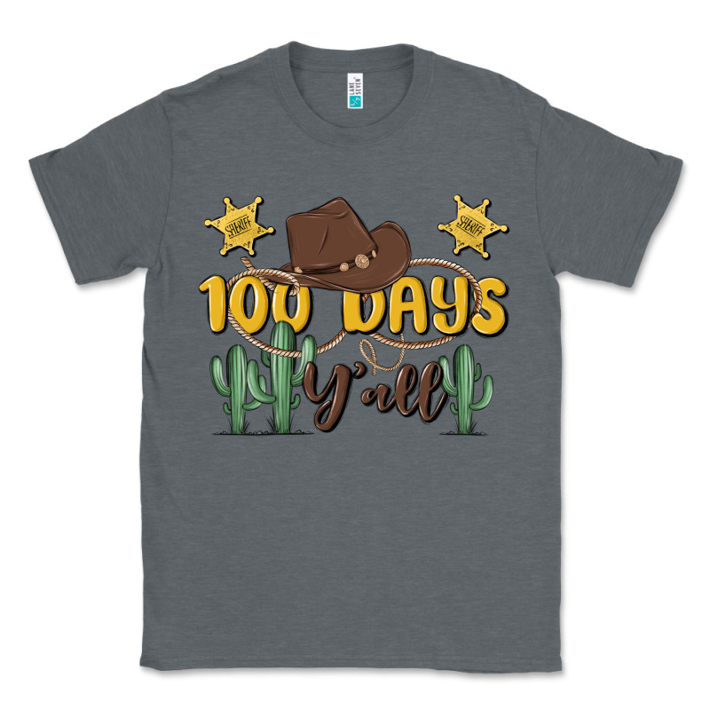 100 Days Y'all Classic Tee by MaliasSmallBusiness | Teevron