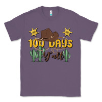 Lavender 100 days y'all Classic Tee - MaliasSmallBusiness