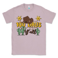 Lilac 100 days y'all Classic Tee - MaliasSmallBusiness