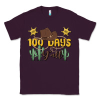 Plum 100 days y'all Classic Tee - MaliasSmallBusiness
