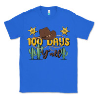 True Royal 100 days y'all Classic Tee - MaliasSmallBusiness