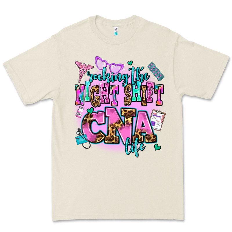 Rocking The Night Shift Cna Life Premium Tee by AdoDesignShop | Teevron