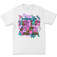 White rocking the night shift cna life Premium Tee - AdoDesignShop