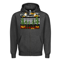Charcoal Heather cowhide cacti sunflowers christmas mousepad Zipper Hoodie - Jasminsmagicworld