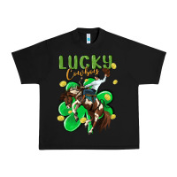 Black lucky cowboy Urban Heavy Tee - MaliasSmallBusiness