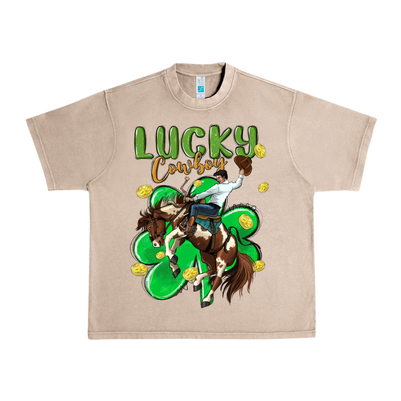 Lucky Cowboy Urban Heavy Tee by MaliasSmallBusiness | Teevron