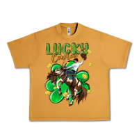 Peanut Butter lucky cowboy Urban Heavy Tee - MaliasSmallBusiness