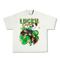 Pistachio lucky cowboy Urban Heavy Tee - MaliasSmallBusiness