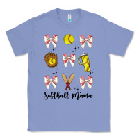 Colony Blue softball coquette bow Classic Tee - JahusDesignShop
