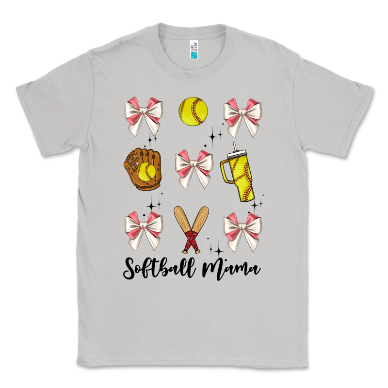 Softball Coquette Bow Classic Tee by JahusDesignShop | Teevron