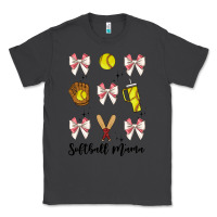 Smoke softball coquette bow Classic Tee - JahusDesignShop