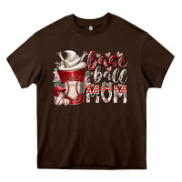 Chocolate Brown baseball mom coffee Heavy Core Tee - RacoonDesign
