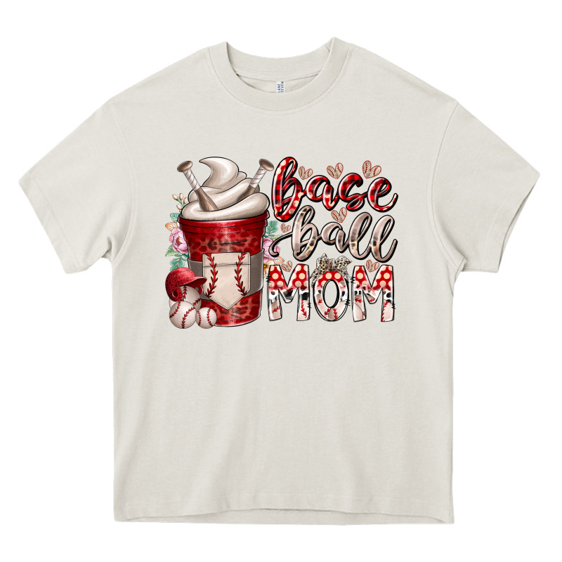 Baseball Mom Coffee Heavy Core Tee by RacoonDesign | Teevron