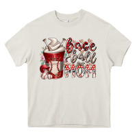 Cream baseball mom coffee Heavy Core Tee - RacoonDesign