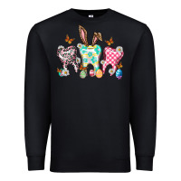 Black Happy Easter Day teeth Premium Sweatshirt - HowdyJamesFarm