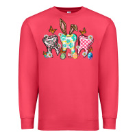 Cardinal Happy Easter Day teeth Premium Sweatshirt - HowdyJamesFarm