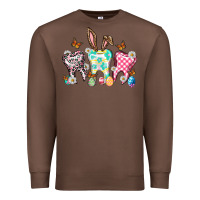 Chestnut Happy Easter Day teeth Premium Sweatshirt - HowdyJamesFarm
