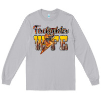 Moon Dust firefighter wife lightning bolt Long Sleeve Tee - NancyCooperArtShop