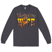Smoke firefighter wife lightning bolt Long Sleeve Tee - NancyCooperArtShop