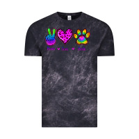 Cloud Black Peace Love Pride Vintage Tee - Jasminsmagicworld