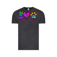 Vintage Black Peace Love Pride Vintage Tee - Jasminsmagicworld