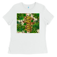 White St. Patrick's Day lucky tumbler Ladies Tee - Neo Western