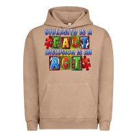 Pigment Burro Diversity is a fact inclusion is an act Urban Hoodie - FaDigitalArtStudio