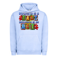 Pigment Grape Ice Diversity is a fact inclusion is an act Urban Hoodie - FaDigitalArtStudio
