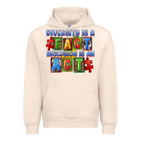 Sandshell Diversity is a fact inclusion is an act Urban Hoodie - FaDigitalArtStudio