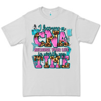 Dove Grey i became a cna because your life is worth my time Premium Tee - AdoDesignShop