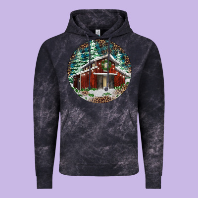 Barn Christmas Vintage Hoodie Designed By Ranaportraitstore