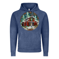 Vintage Denim Barn Christmas Vintage Hoodie - RanaPortraitStore
