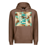 Chestnut faith with cross Premium Hoodie - TumblerDesignByShophia