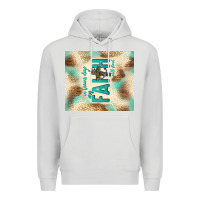 Dove Grey faith with cross Premium Hoodie - TumblerDesignByShophia