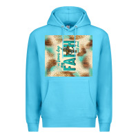 Ocean Blue faith with cross Premium Hoodie - TumblerDesignByShophia